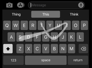 Quick Path, el teclado deslizante de Apple.